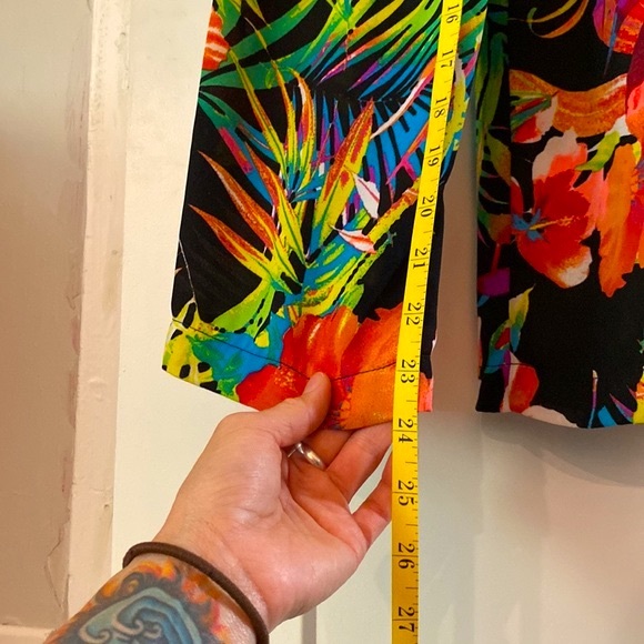 Love Tree Tropical Floral Wide Leg Jumpsuit - Picture 10 of 11